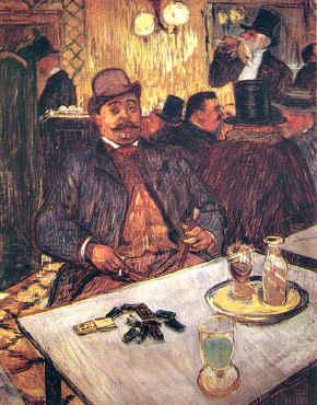  Henri  Toulouse-Lautrec M. Boileau Au Cafe France oil painting art